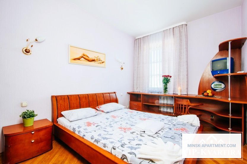 Bedroom of the Apartment in the Center of Minsk Belarus